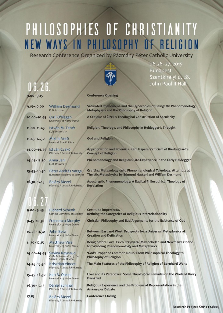 NEW WAYS IN PHILOSOPHY OF RELIGION CONFVERENCE
